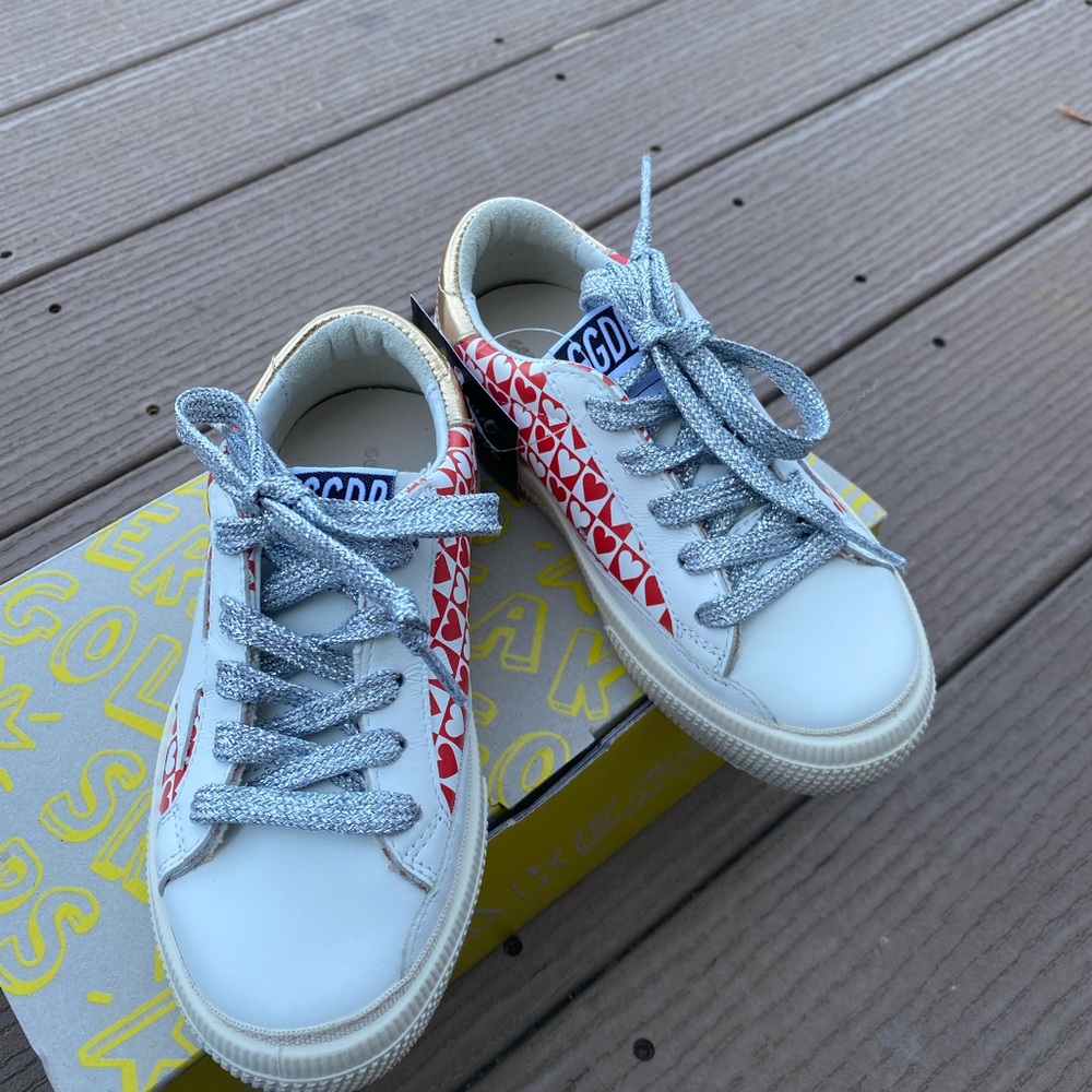 Golden goose little girls sneakers